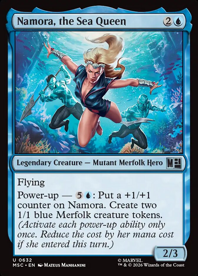 Namora, the Sea Queen (632) - Marvel Super Heroes Commander (MSC)
