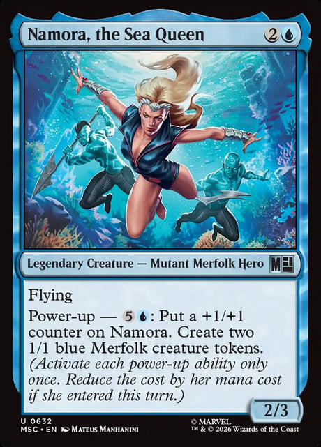 Namora, the Sea Queen (632) - Marvel Super Heroes Commander (MSC)