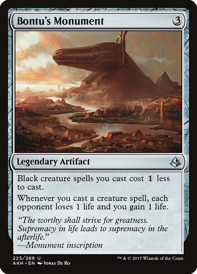 Bontu's Monument (225) - Amonkhet (AKH)