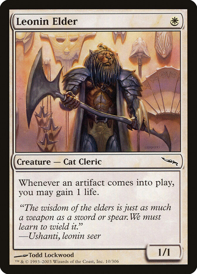 Leonin Elder (10) - Mirrodin (MRD)