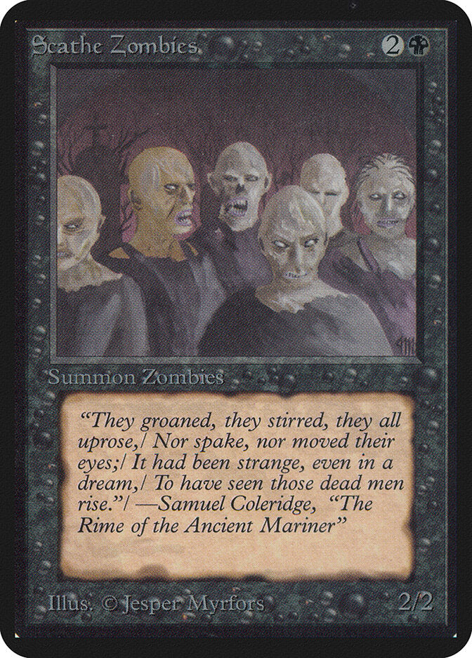 Scathe Zombies (125) - Limited Edition Alpha (LEA)