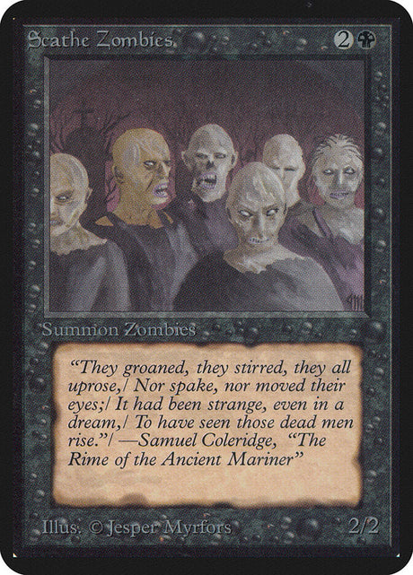 Scathe Zombies (125) - Limited Edition Alpha (LEA)