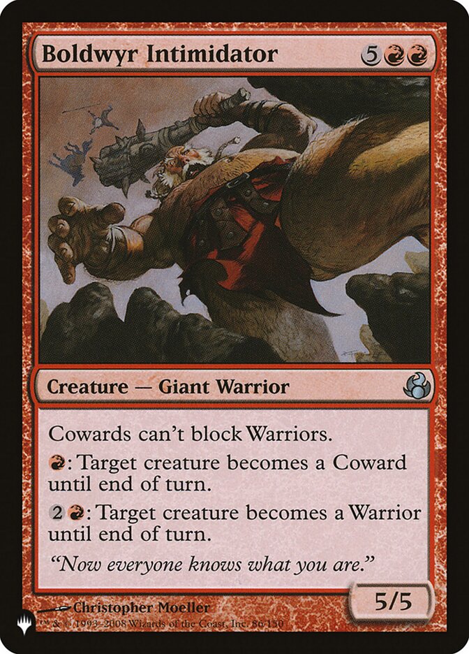 Boldwyr Intimidator (MOR-86) - The List (PLST)