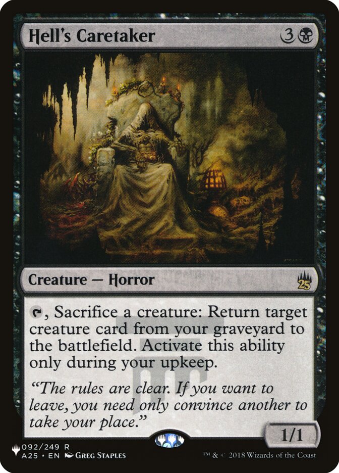 Hell's Caretaker (A25-92) - The List (PLST)