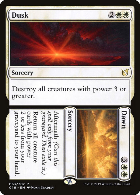 Dusk // Dawn (63) - Commander 2019 (C19)