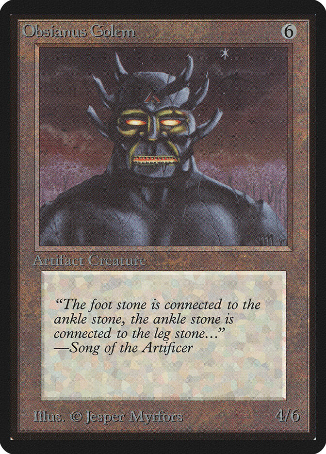 Obsianus Golem (268) - Limited Edition Beta (LEB)