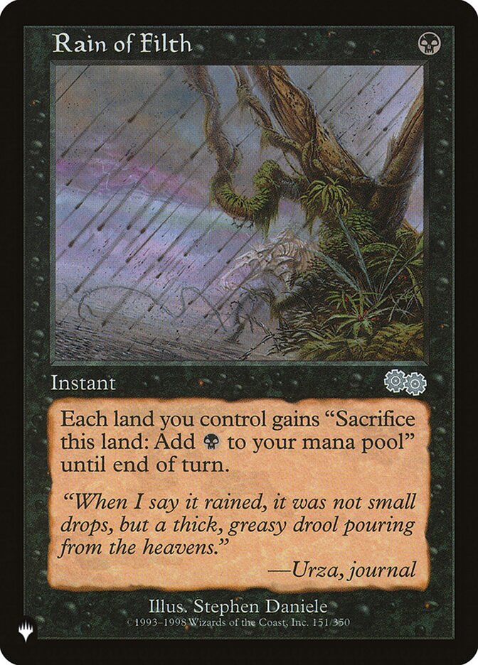 Rain of Filth (USG-151) - The List (PLST)