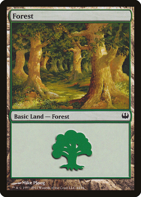 Forest (44) - Duel Decks: Knights vs. Dragons (DDG)