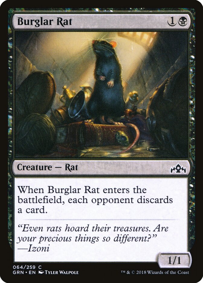 Burglar Rat (64) - Guilds of Ravnica (GRN)