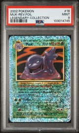 Muk #16 - [Reverse Holo, Graded PSA 9] Legendary Collection