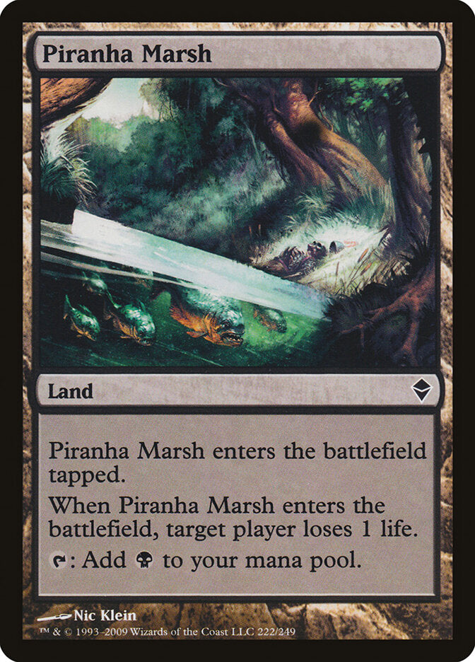 Piranha Marsh (222) - Zendikar (ZEN)