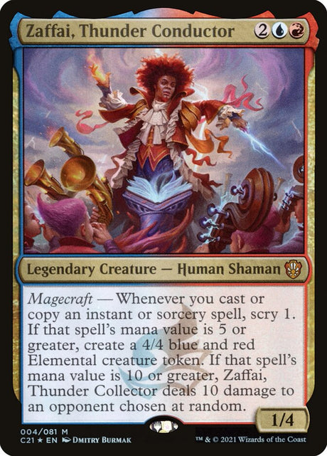 Zaffai, Thunder Conductor (4) - Commander 2021 (C21)