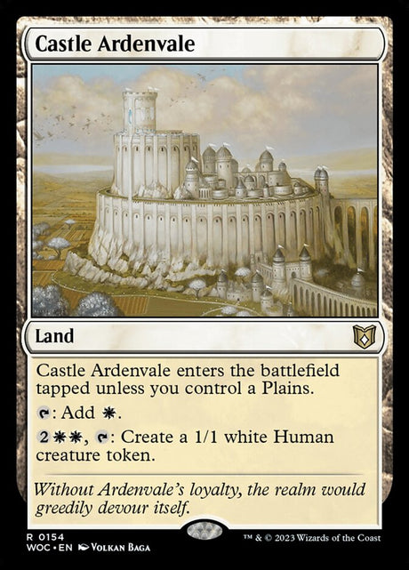 Castle Ardenvale (154) - Wilds of Eldraine Commander (WOC)