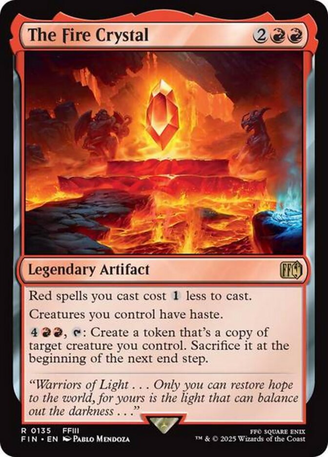 The Fire Crystal (135) - [Foil] Final Fantasy (FIN)