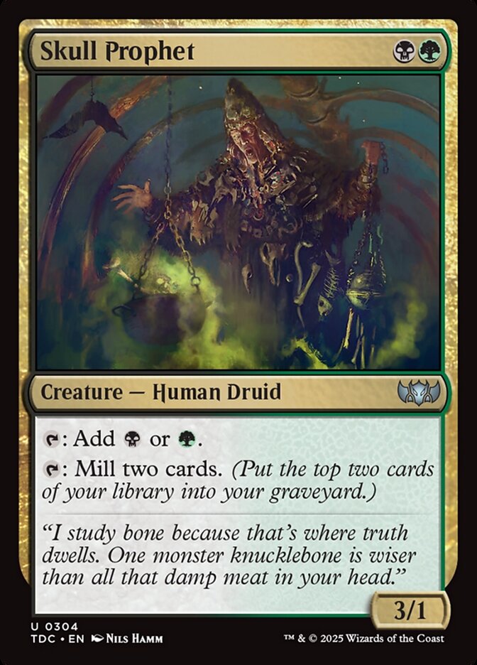 Skull Prophet (304) - Tarkir: Dragonstorm Commander (TDC)