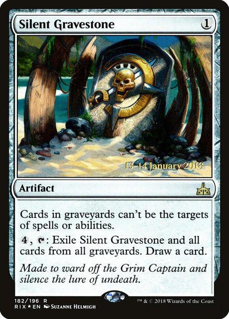 Silent Gravestone (182s) - Rivals of Ixalan Promos (PRIX)