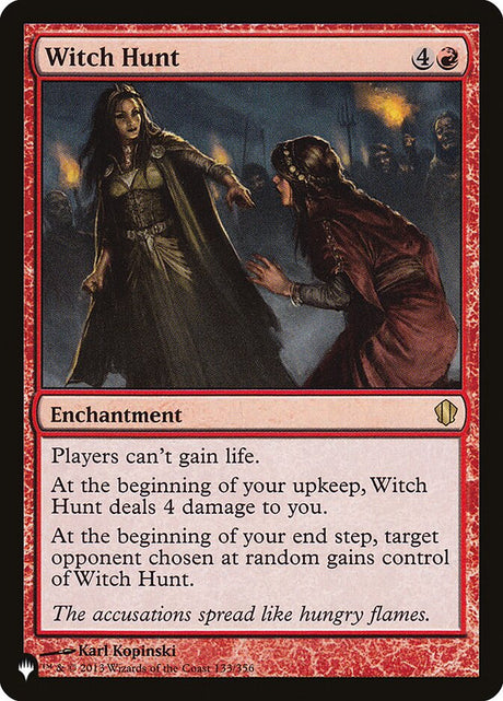 Witch Hunt (C13-133) - The List (PLST)