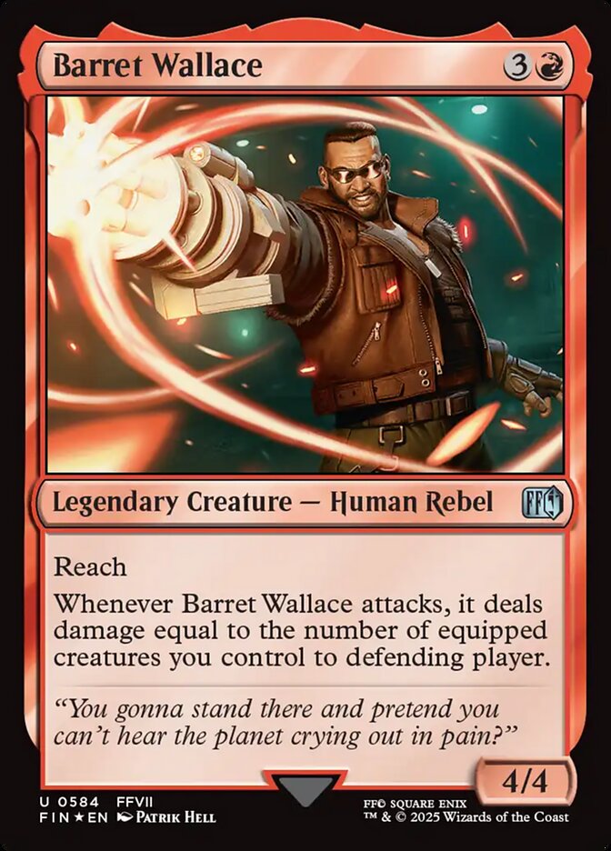 Barret Wallace (584) - [Surge Foil] Final Fantasy (FIN)