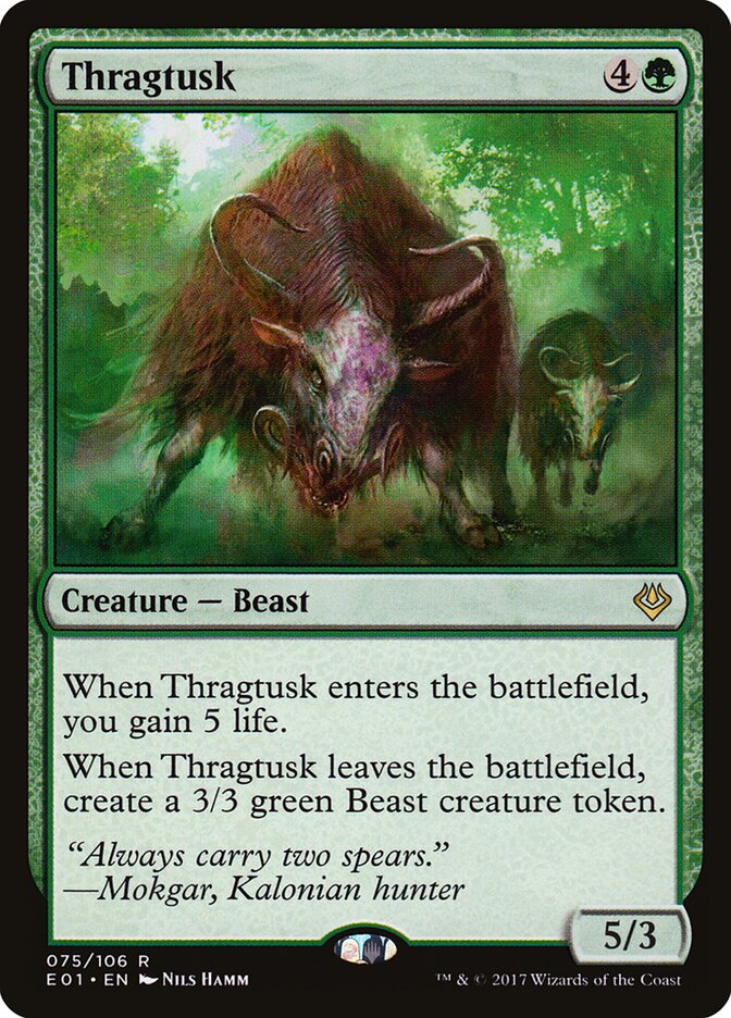 Thragtusk (75) - Archenemy: Nicol Bolas (E01)