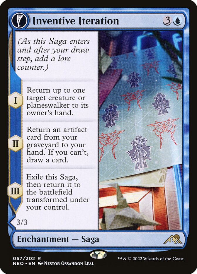 Inventive Iteration // Living Breakthrough (57) - Kamigawa: Neon Dynasty (NEO)