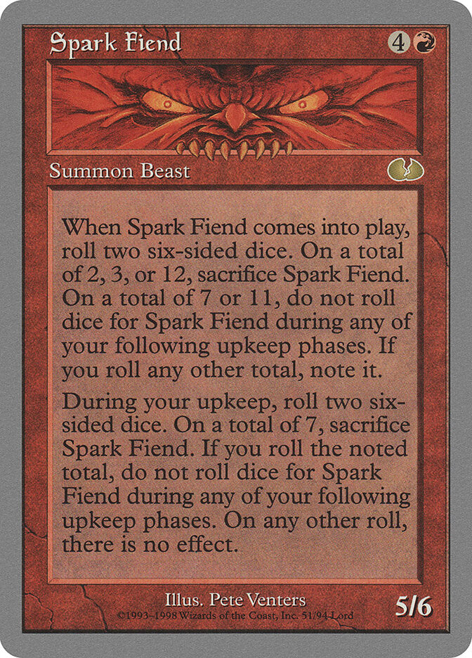 Spark Fiend (51) - Unglued (UGL)