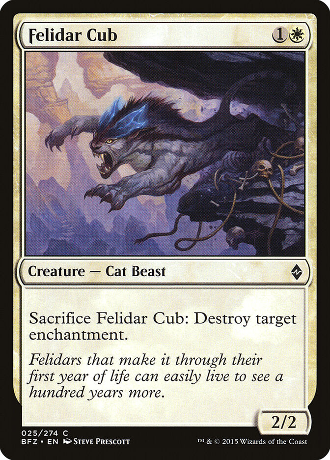 Felidar Cub (25) - Battle for Zendikar (BFZ)