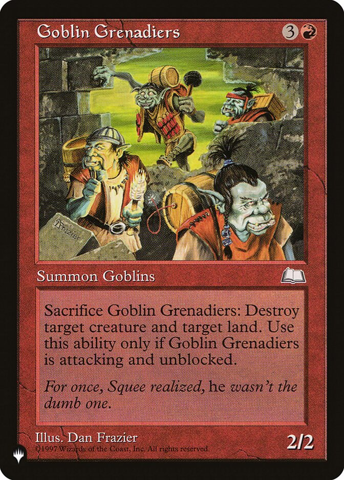 Goblin Grenadiers (WTH-104) - The List (PLST)