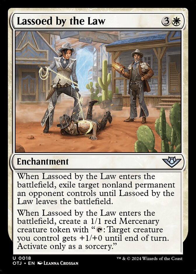 Lassoed by the Law - [Foil] Outlaws of Thunder Junction (OTJ)