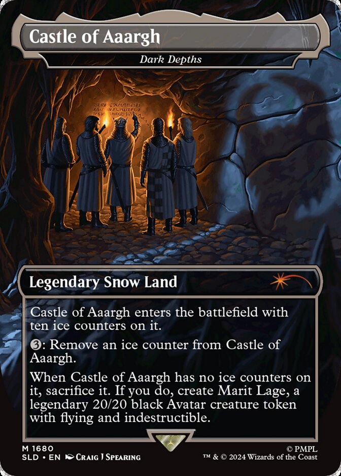 Castle of Aaargh - Dark Depths - [Foil, Borderless] Secret Lair Drop (SLD)