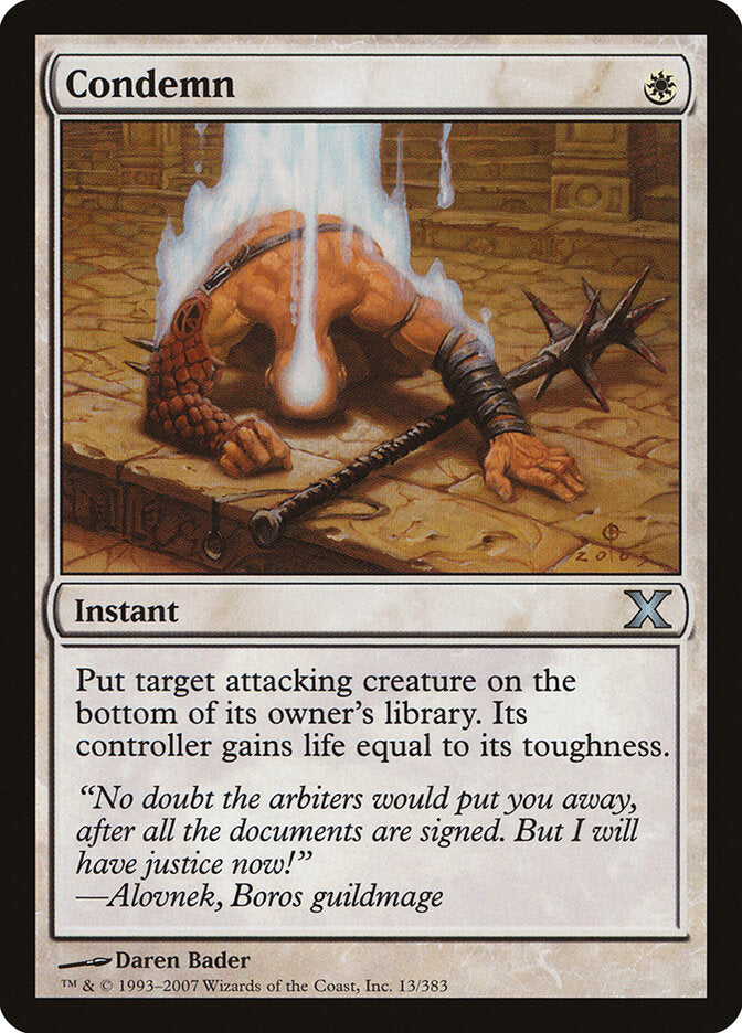Condemn (13) - Tenth Edition (10E)