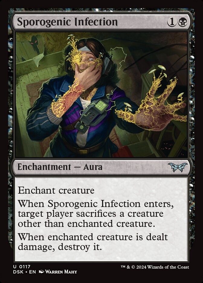 Sporogenic Infection - [Foil] Duskmourn: House of Horror (DSK)