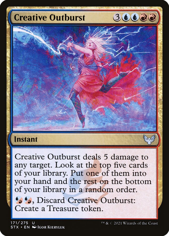 Creative Outburst (171) - Strixhaven: School of Mages (STX)