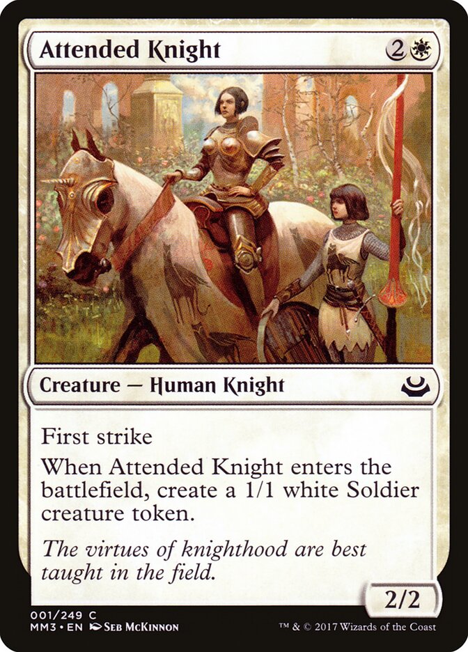 Attended Knight (1) - Modern Masters 2017 (MM3)