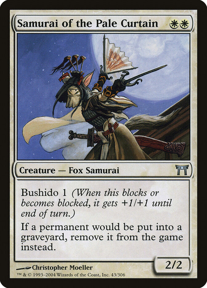 Samurai of the Pale Curtain (43) - Champions of Kamigawa (CHK)
