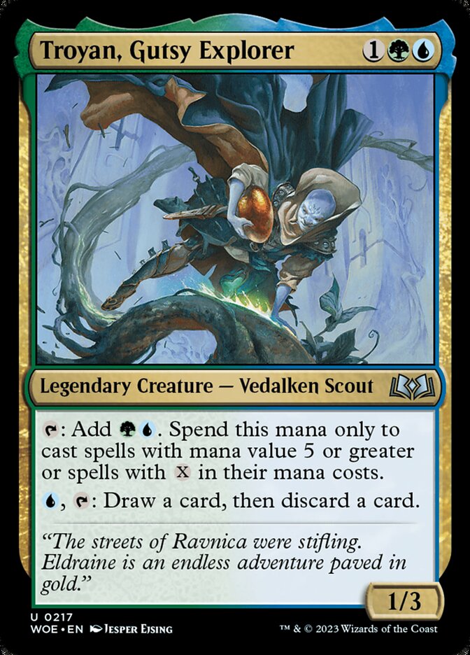 Troyan, Gutsy Explorer (217) - Wilds of Eldraine (WOE)