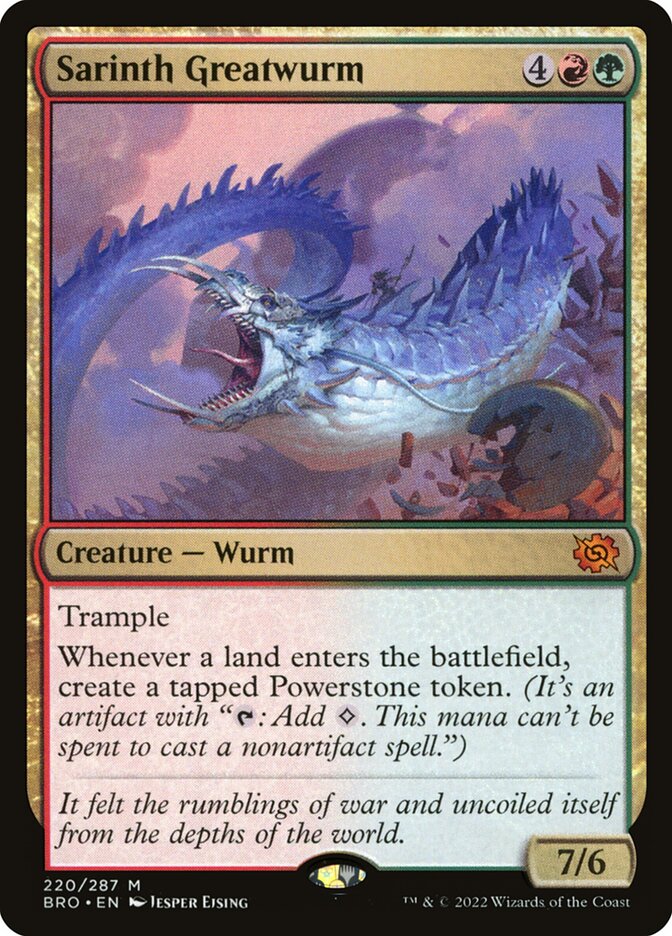 Sarinth Greatwurm (220) - The Brothers' War (BRO)