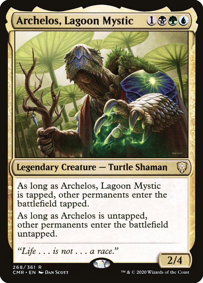 Archelos, Lagoon Mystic (268) - Commander Legends (CMR)