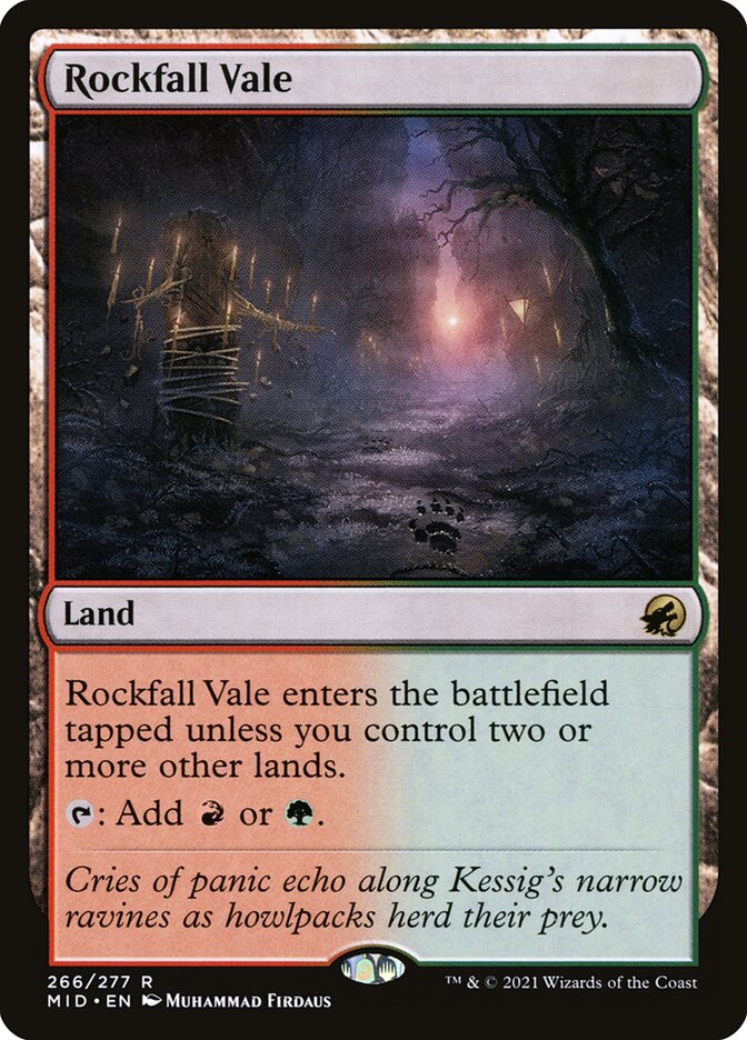 Rockfall Vale (266) - Innistrad: Midnight Hunt (MID)