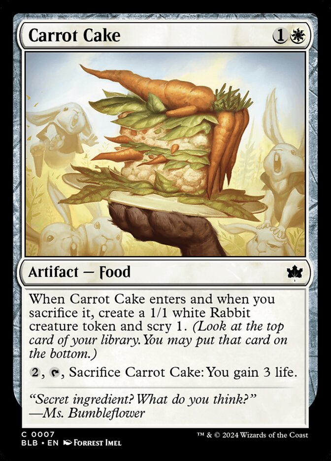 Carrot Cake - [Foil] Bloomburrow (BLB)