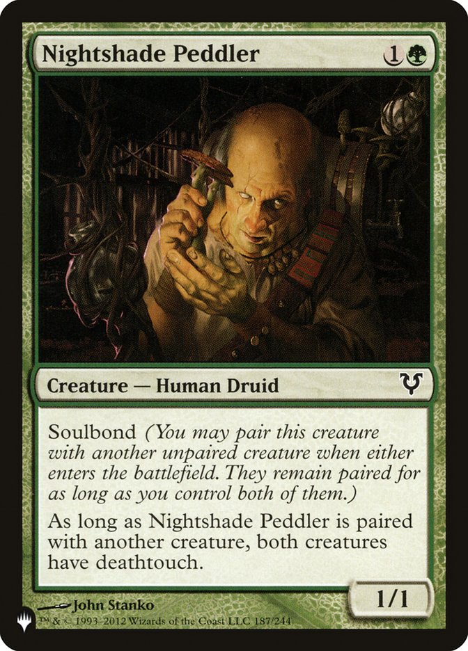 Nightshade Peddler - The List (PLST)