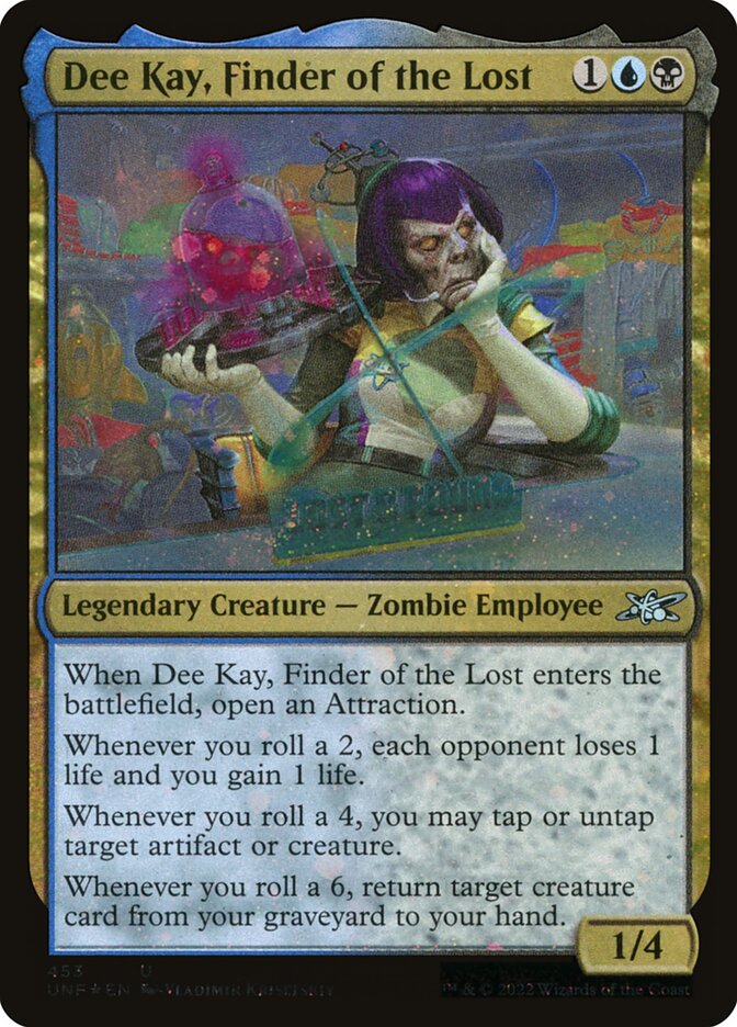 Dee Kay, Finder of the Lost (453) - Unfinity (UNF)