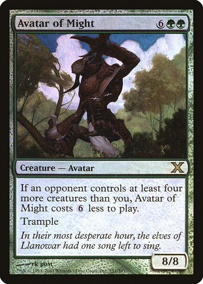 Avatar of Might (251) - Tenth Edition (10E)