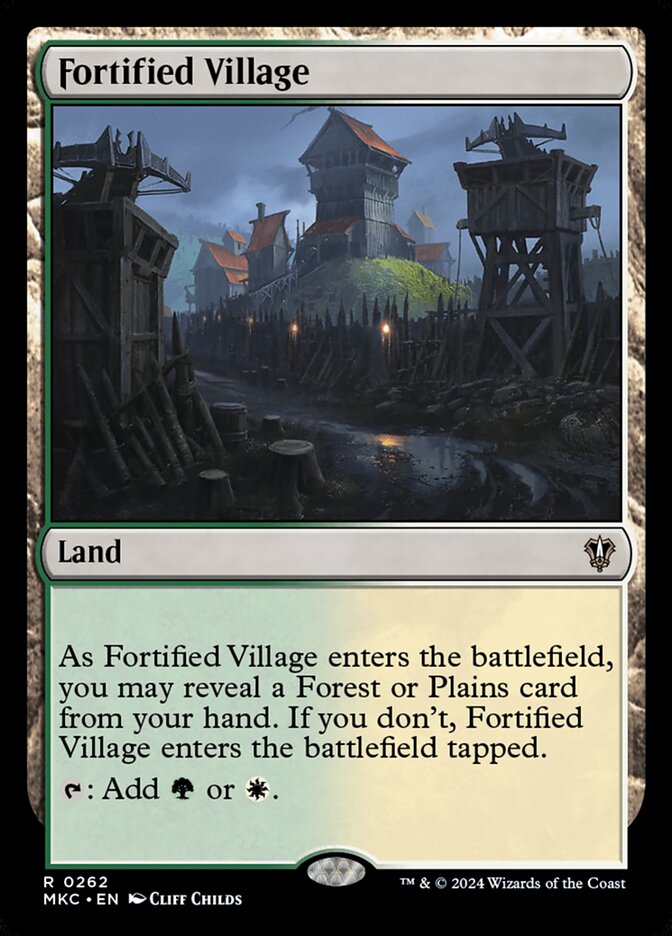 Fortified Village (262) - Murders at Karlov Manor Commander (MKC)