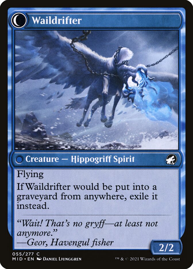 Galedrifter // Waildrifter (55) - Innistrad: Midnight Hunt (MID)