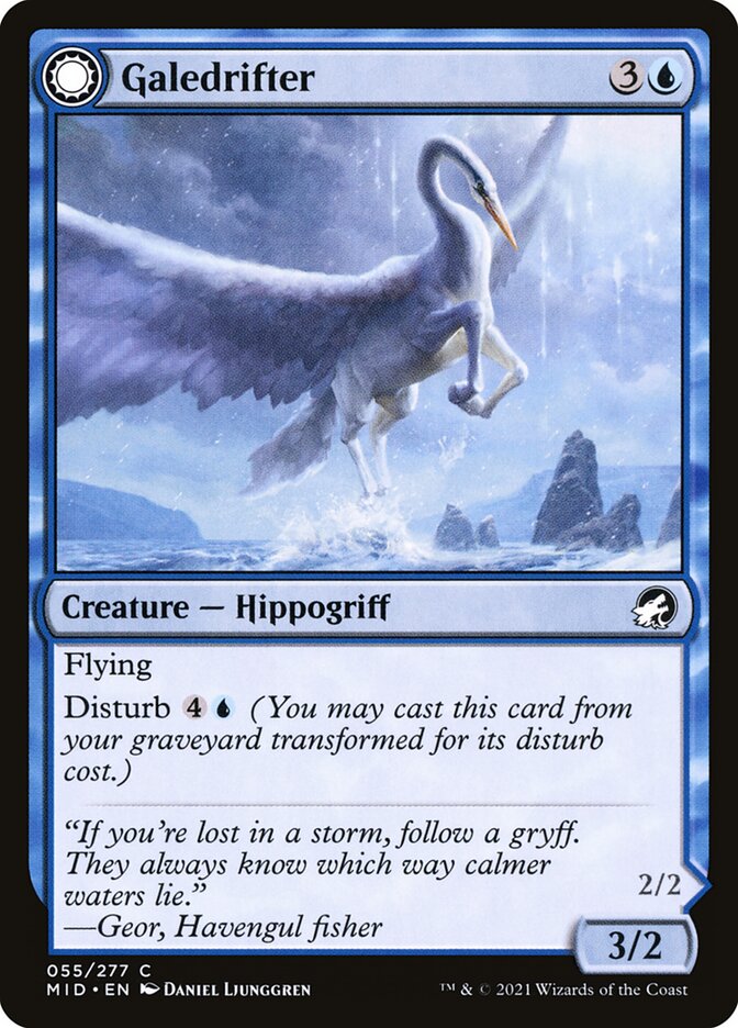 Galedrifter // Waildrifter (55) - Innistrad: Midnight Hunt (MID)