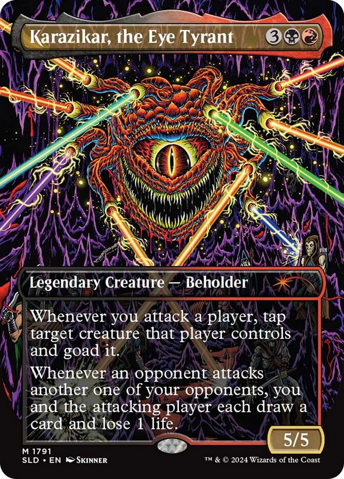 Karazikar, the Eye Tyrant (1791) - Secret Lair Drop (SLD)