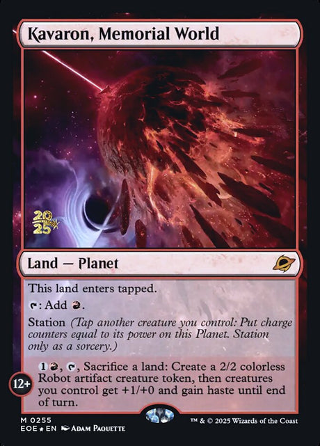 Kavaron, Memorial World (255s) - Edge of Eternities Promos (PEOE)