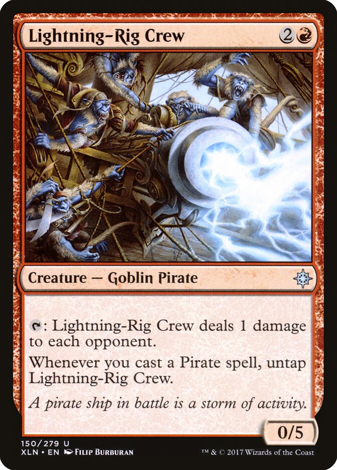 Lightning-Rig Crew (150) - Ixalan (XLN)