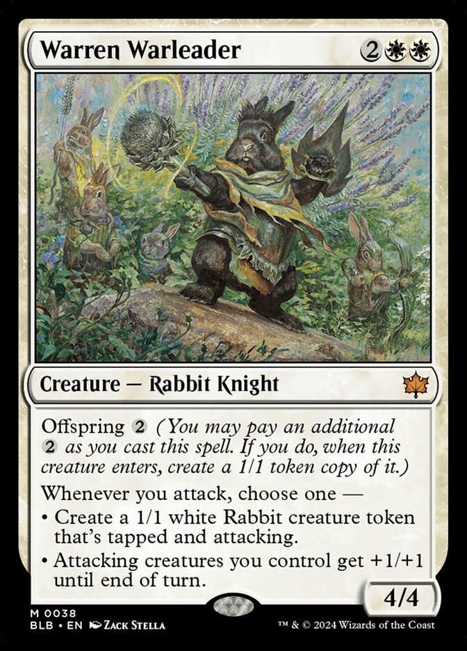 Warren Warleader (38) - Bloomburrow (BLB)