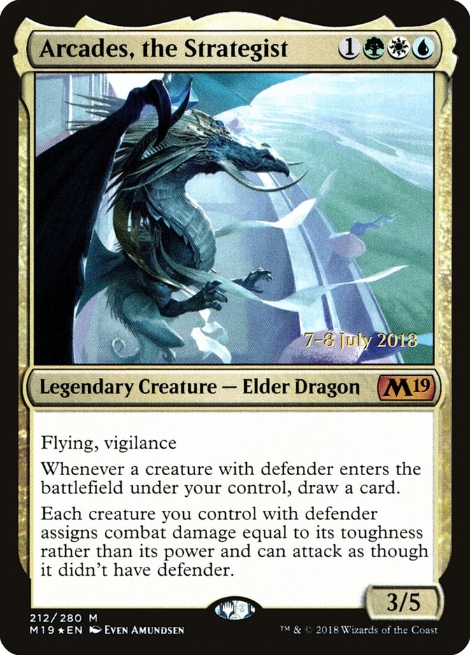 Arcades, the Strategist (212s) - Core Set 2019 Promos (PM19)